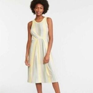 3 for $15 Lou & Grey striped midi dress Medium